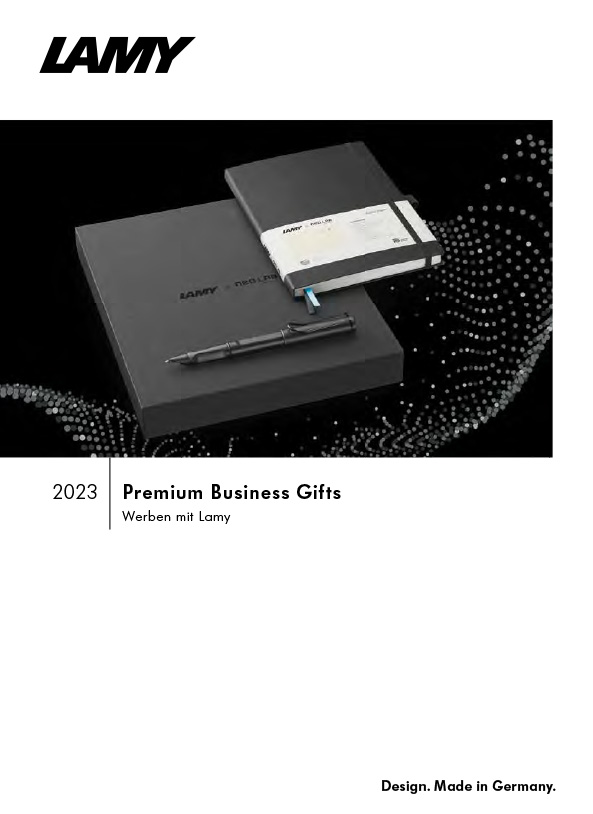 Vorschau Katalog Schreibgeräte Premium 2023