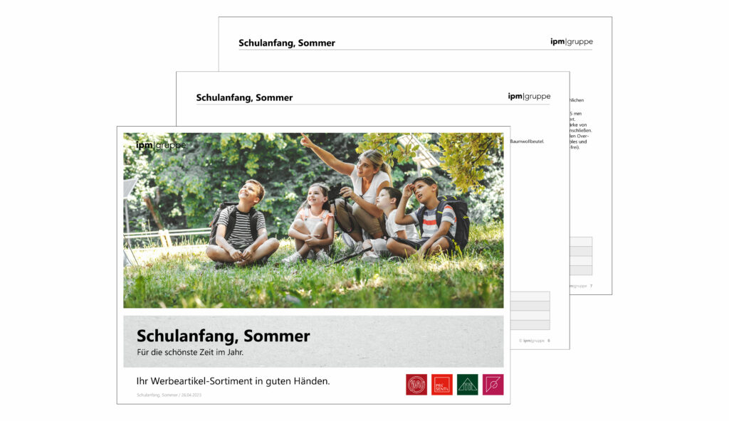 Grafik Produktideen Schulanfang & Sommer 2023